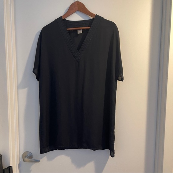 Women Tunic La Redoute 12 dark blue short sleeves - Picture 1 of 3